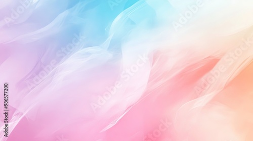Gentle blurred background with soothing gradients and light diffusion