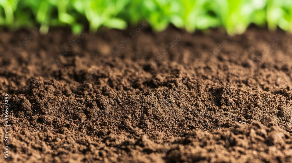 Close-up of soil with natural clay and organic particles, promoting soil health Close-up of soil with natural clay and organic particles, promoting soil health