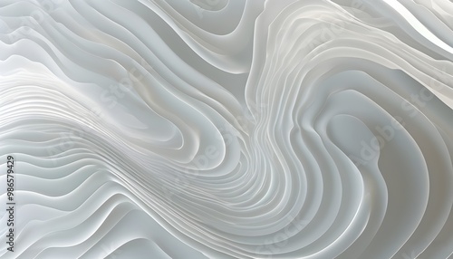 clean white fabric texture with soft waves, ideal for background use