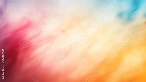 Abstract blurred background with soft, dreamlike color transitions