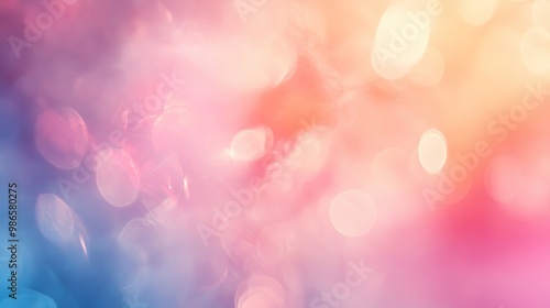 Abstract blurred background with soft, dreamlike color transitions