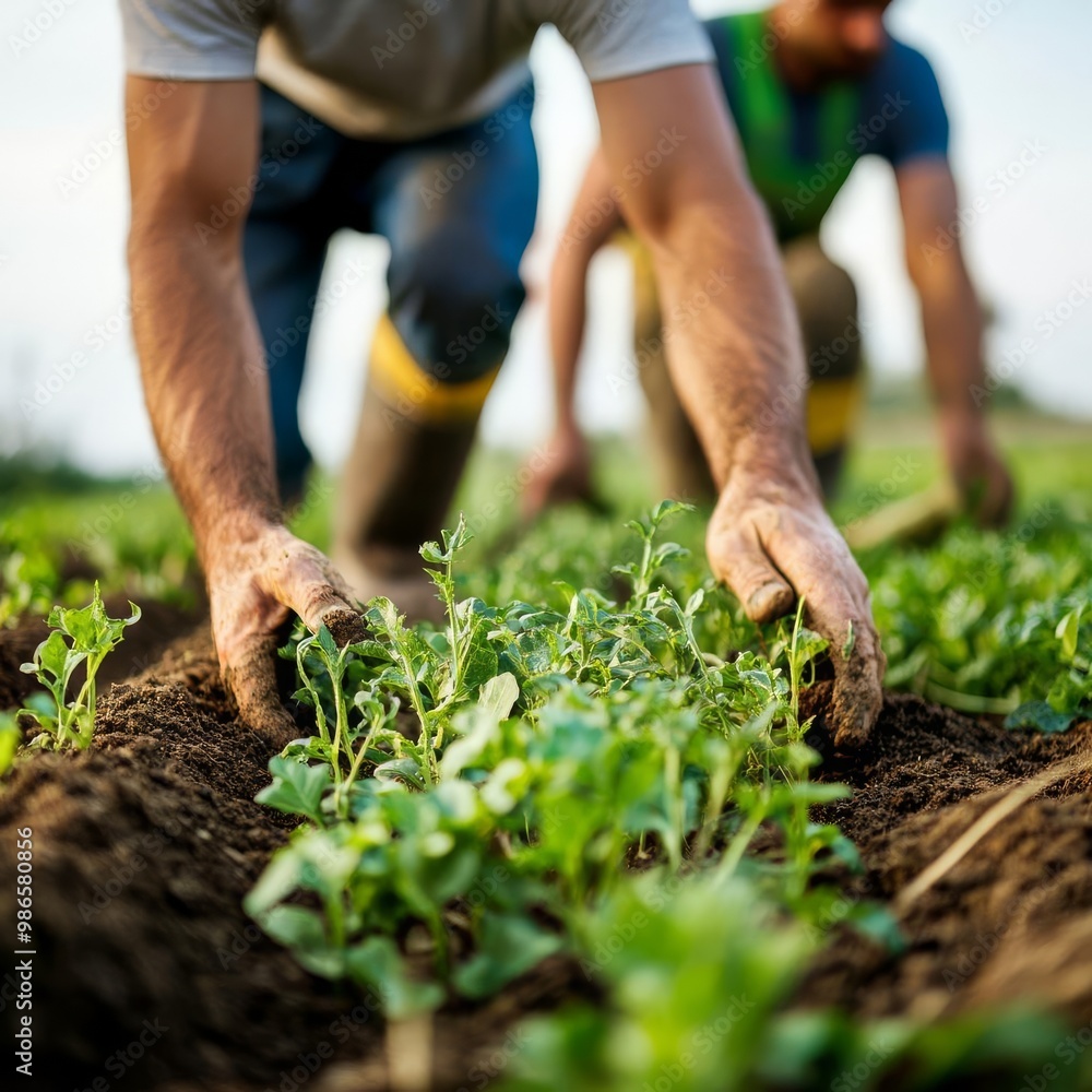 Farmers using green manure to enhance soil fertility and structure Farmers using green manure to enhance soil fertility and structure