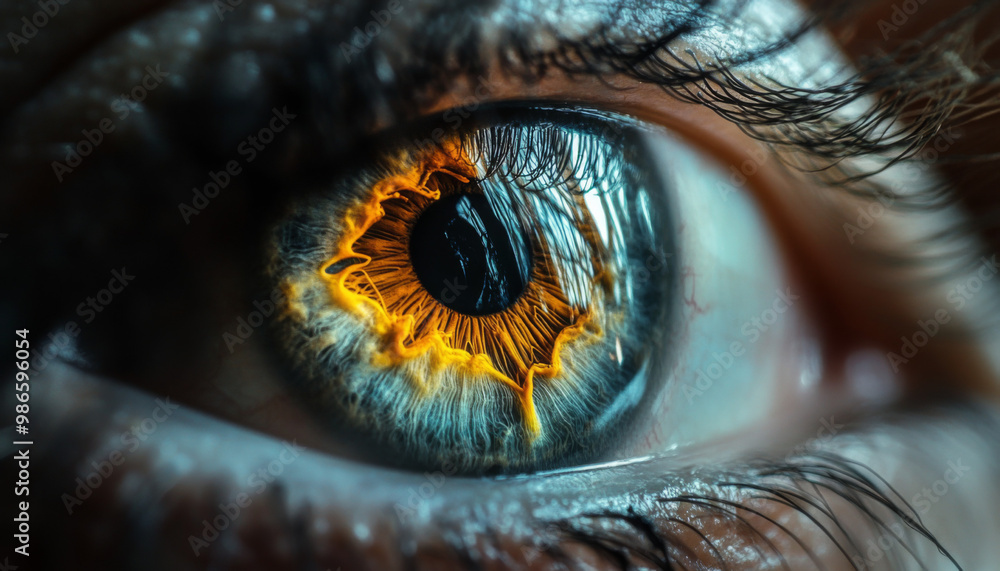 Macro photo of an eye Macro photo of an eye