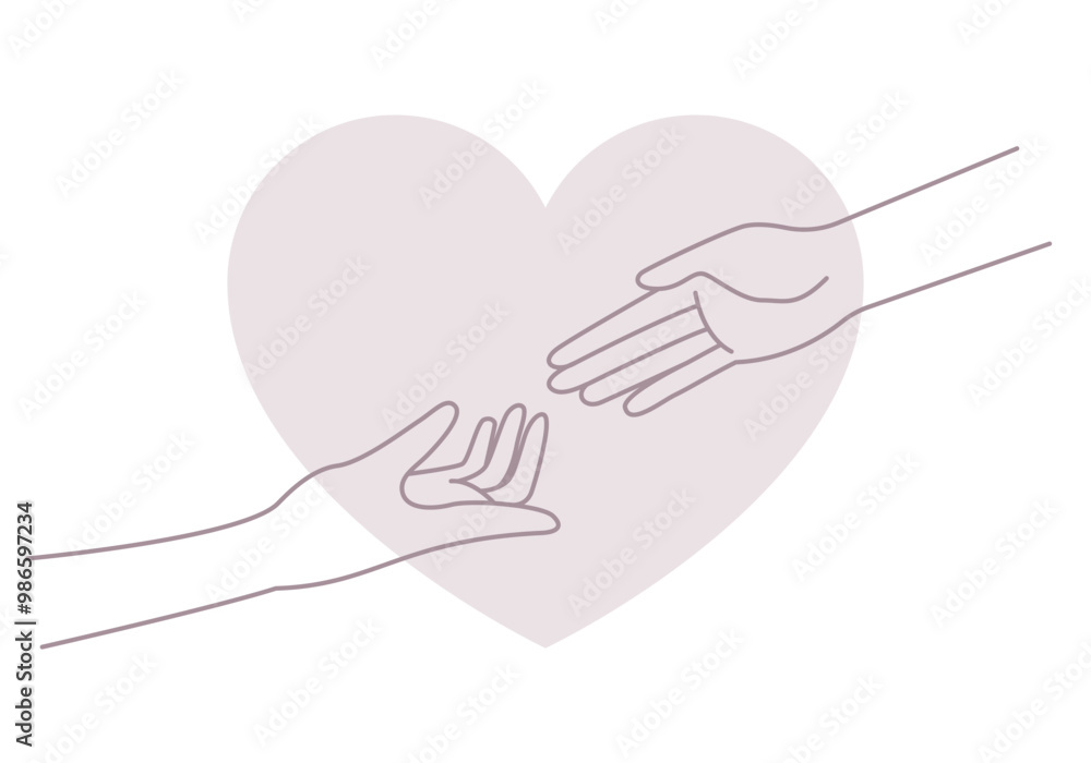 International Day of Non-Violence. Gentle embrace of harmony. Two hands reaching out to each other in a peaceful gesture, symbolizing the harmony and unity. Let’s ensure no more violence International Day of Non-Violence. Gentle embrace of harmony. Two hands reaching out to each other in a peaceful gesture, symbolizing the harmony and unity. Let’s ensure no more violence