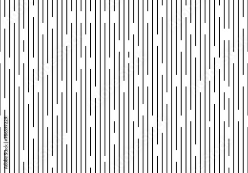 Seamless black and white minimal geometric pattern vector background. Perfect for wallpapers, pattern fills, web page backgrounds, surface textures, textile. Line texture stripe background