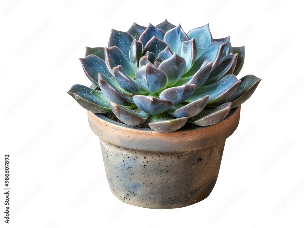 Succulent in pot isolated on transparent background. Succulent in pot isolated on transparent background.