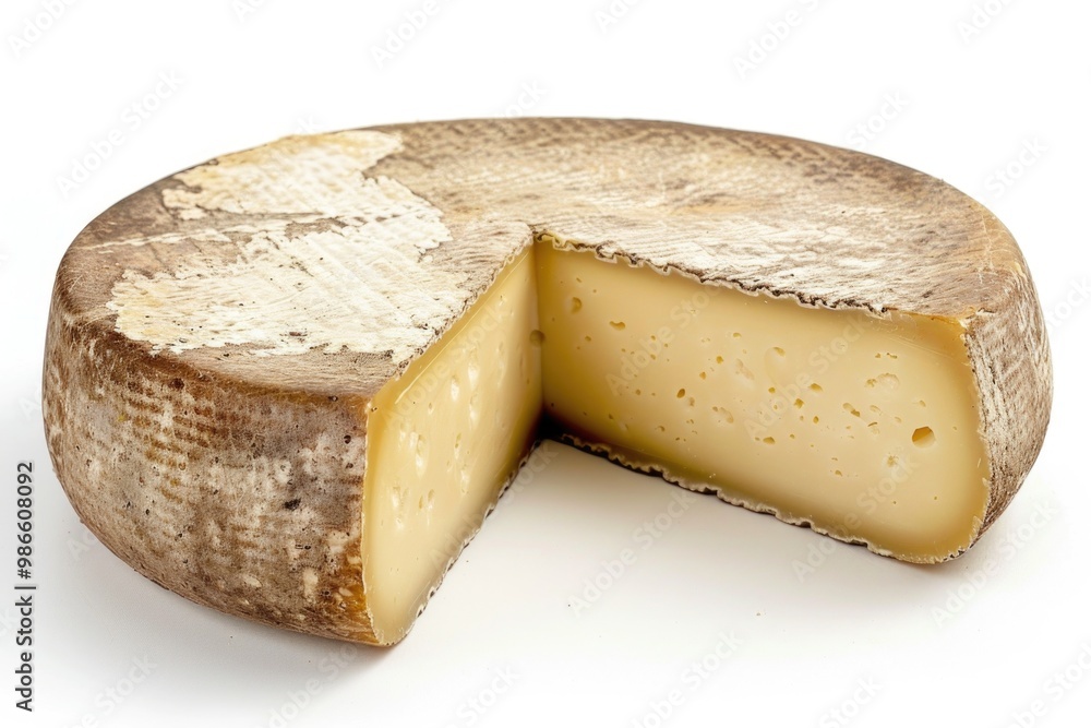 A piece of cheese with a bite taken out, perfect for illustrating food or snack themes A piece of cheese with a bite taken out, perfect for illustrating food or snack themes