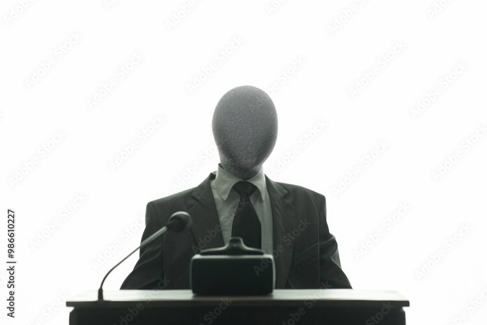 A business professional stands at the front of a room, addressing an audience A business professional stands at the front of a room, addressing an audience