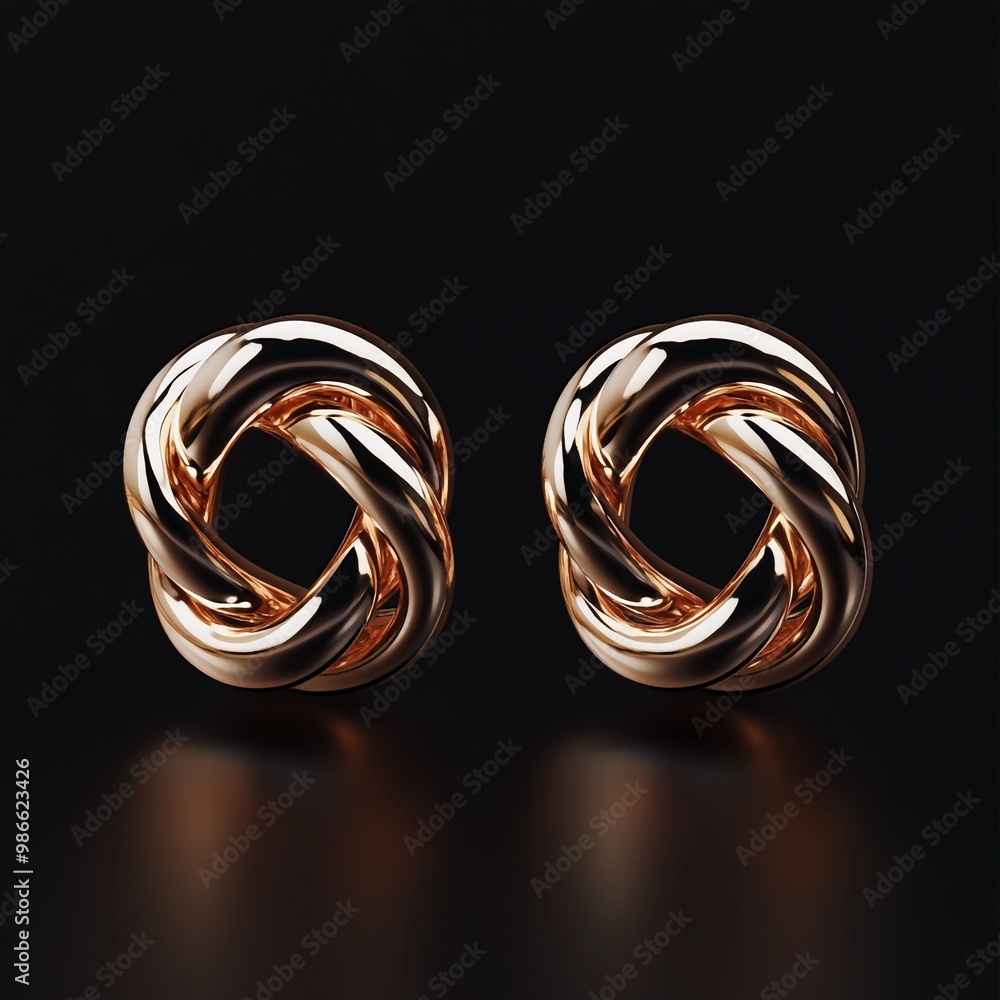 3D Earrings Icon: Stylish and Easy to Wear Accessory Illustration Logo 3D Earrings Icon: Stylish and Easy to Wear Accessory Illustration Logo