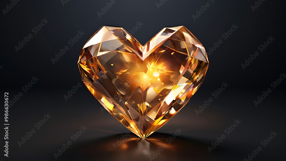 Glowing Diamond Heart Glowing Diamond Heart