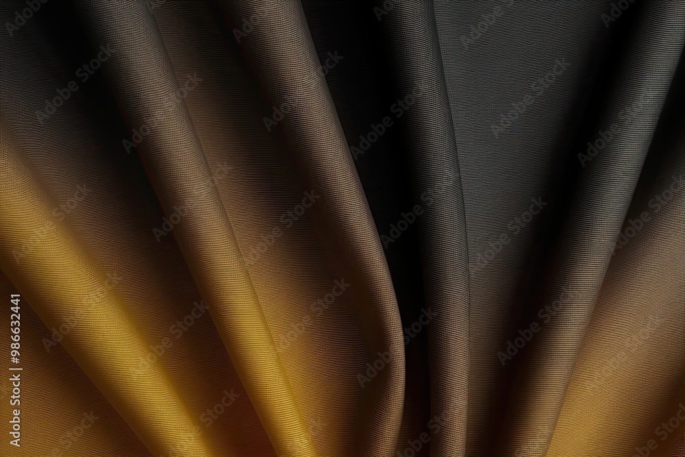 Fototapeta premium Charcoal and Amber Gradient Light Fabric Backdrop Texture for Modern Website Header Design
