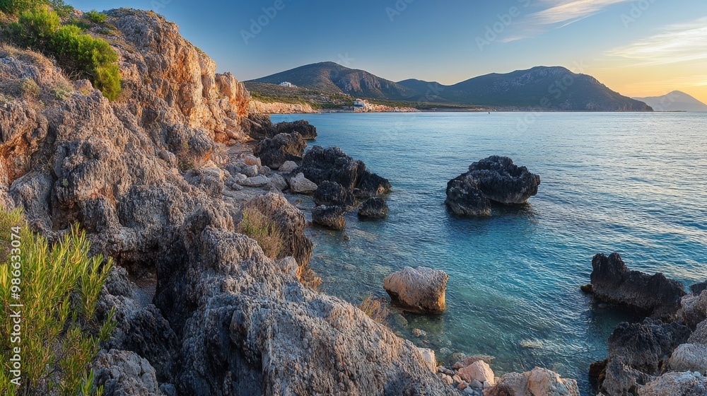 Famous Prasies rocks at Avlaki beach