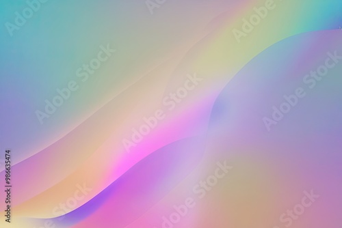 4K Dreamy Abstract Pastel Gradient Overlay with Retro 80s and 90s Interference Background