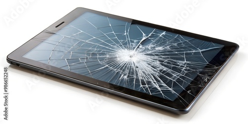 broken tablet display
