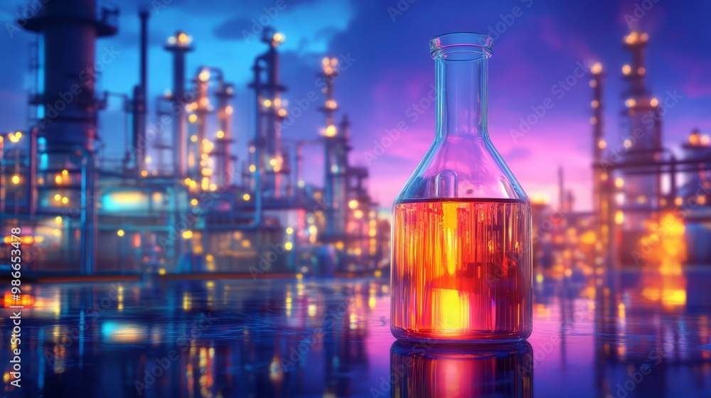 Chemical industry background Chemical industry background