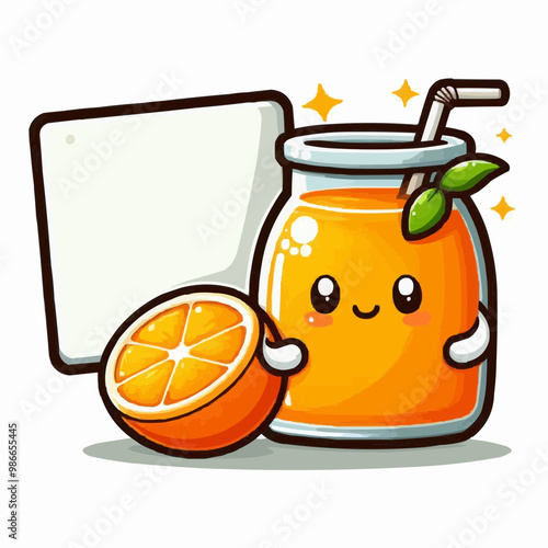 orange juice in a jug