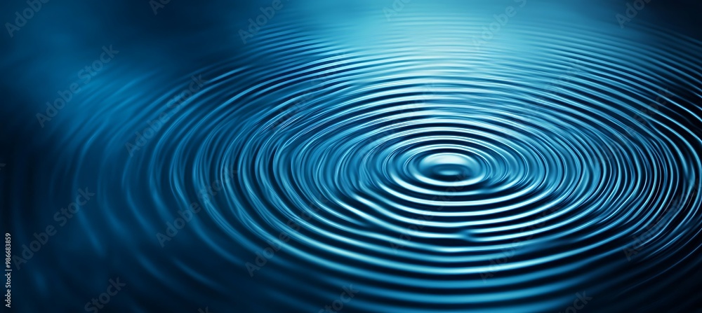 A cool, abstract water ripple pattern with a central area for text A cool, abstract water ripple pattern with a central area for text