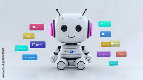 Wallpaper Mural Ai chatbot technology transforming customer service where artificial intelligence handles customer inquiries with natural language processing providing instant and accurate responses Torontodigital.ca