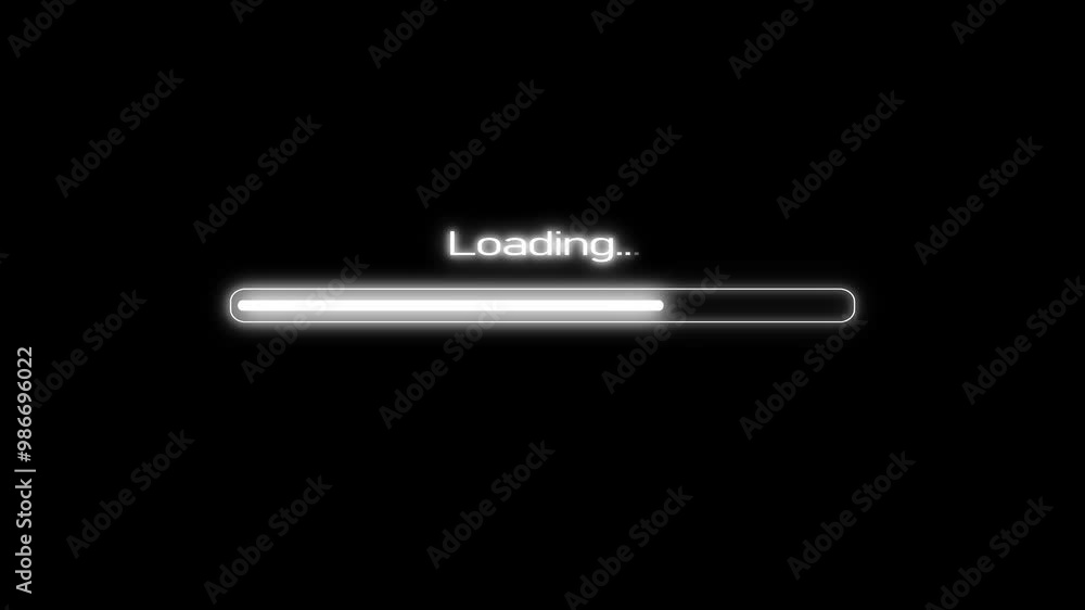 Abstract Loading Progress Bar Animation. Abstract Loading Progress Bar Animation.