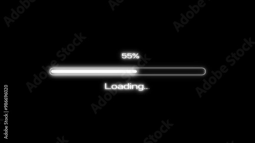 Wallpaper Mural Abstract Loading Progress Bar Animation. Torontodigital.ca