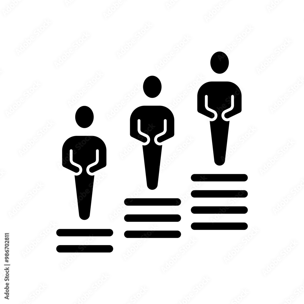 Obraz premium equity concept line icon. Simple element illustration.equity concept outline symbol design.