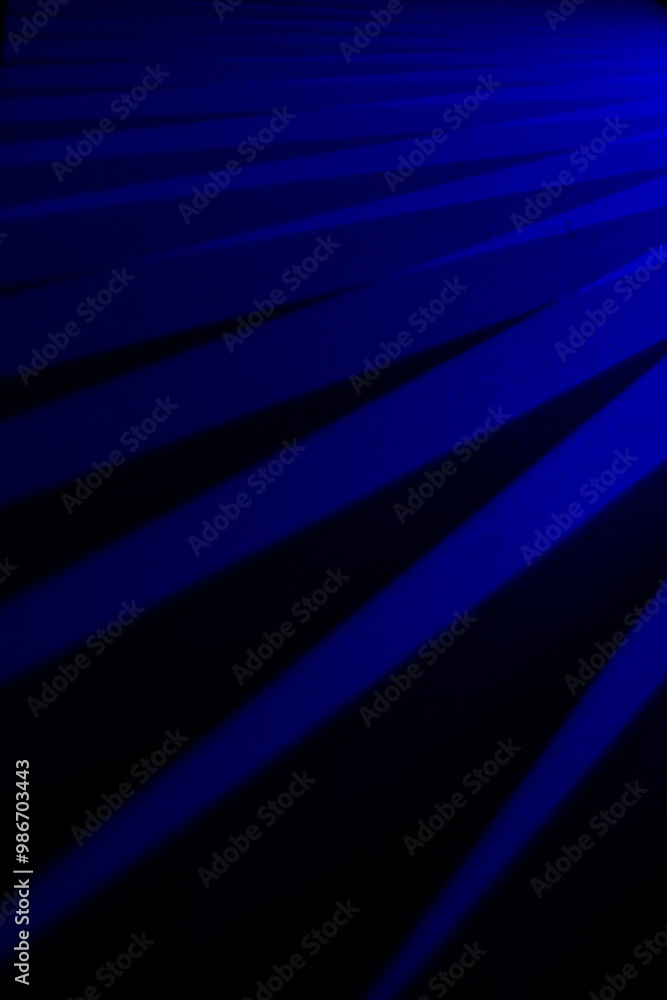 Obraz premium Blue abstract lined color lights as background with copy space 