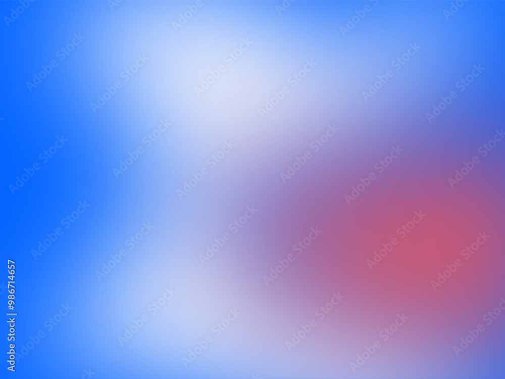 Fototapeta premium Color gradient background, abstract orange g Abstract gradient background, red, white and sky blue, color gradation disorder texture. vector illustration.