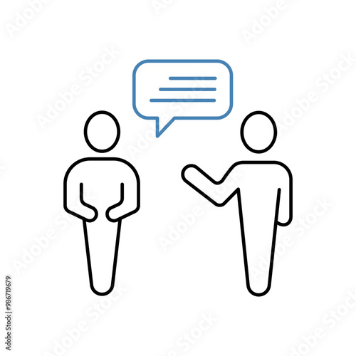 sociability concept line icon. Simple element illustration.sociability concept outline symbol design.