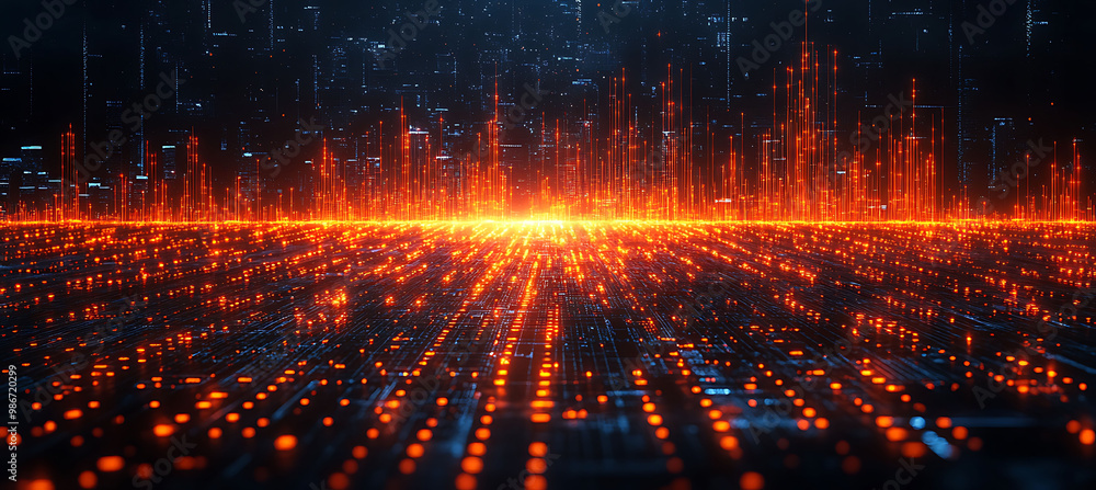 Naklejka premium Ai driven financial planning advisory within retail banking offering personalized strategies that align with customers' longterm goals and current financial situations