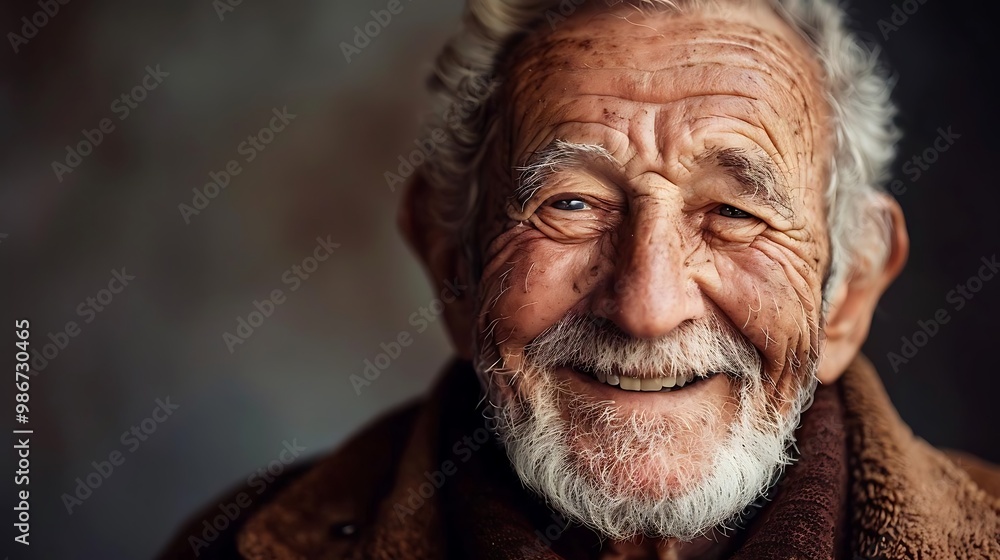 A smiling elderly man with a warm expression and a beard, showcasing wisdom and joy. A smiling elderly man with a warm expression and a beard, showcasing wisdom and joy.