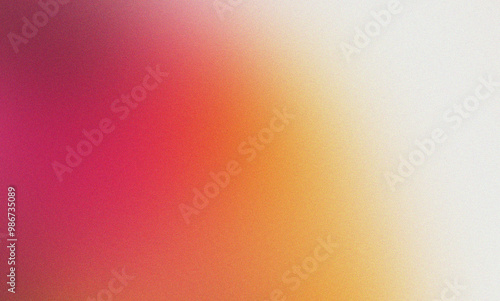 Grainy gradient background red pink yellow noise texture, abstract vibrant backdrop banner poster wallpaper header design