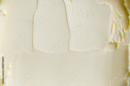 Yellow butter background and texture. Butter texture background