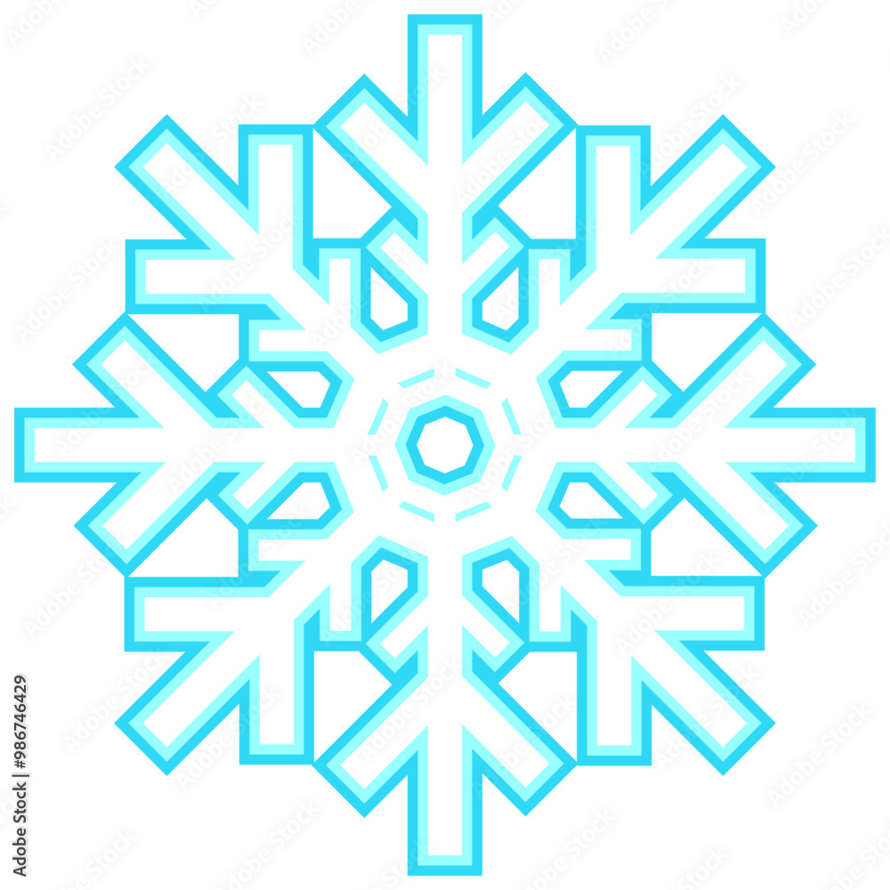 Winter snow vector icon Winter snow vector icon