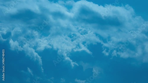 巨大な積乱雲 タイムラプス