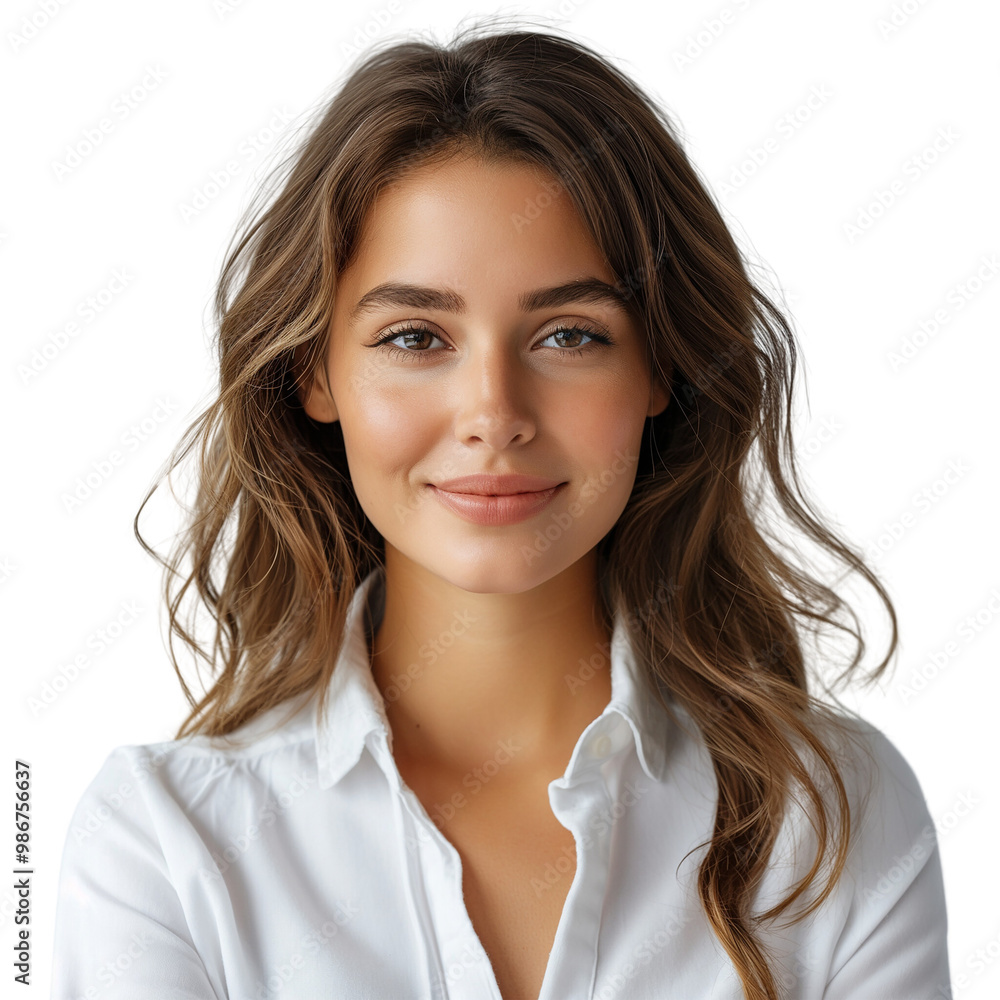 Portrait of businesswoman isolated on transparent background Portrait of businesswoman isolated on transparent background