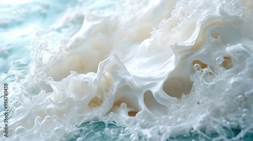 Milk Splash: Abstract Close-Up Photography