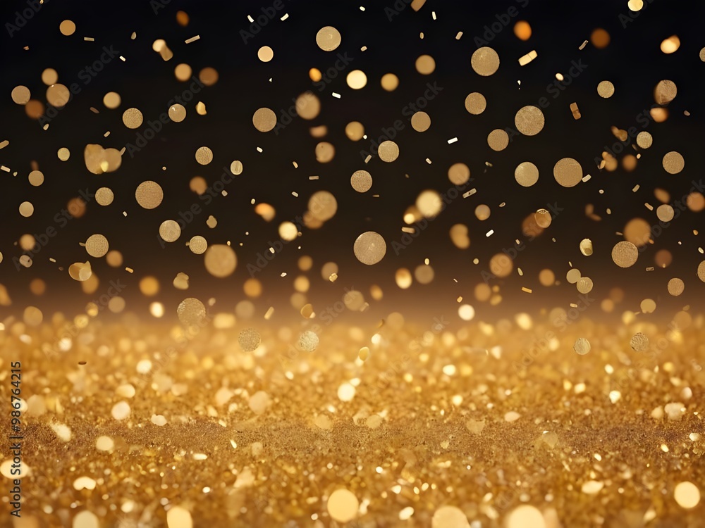 abstract neon Golden Confetti Bokeh Gold Falling Circle Yellow Glitter Bokeh abstract neon Golden Confetti Bokeh Gold Falling Circle Yellow Glitter Bokeh