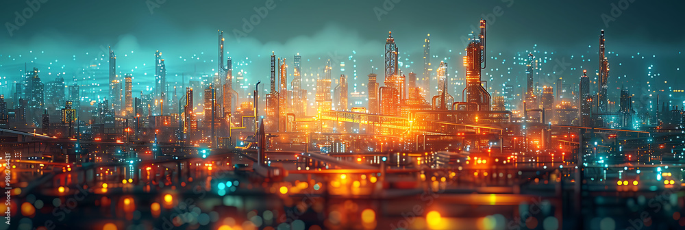 Fototapeta premium Gaming industry supported Ai driven procedural content generation where artificial intelligence creates unique levels items and scenarios for endless replayability