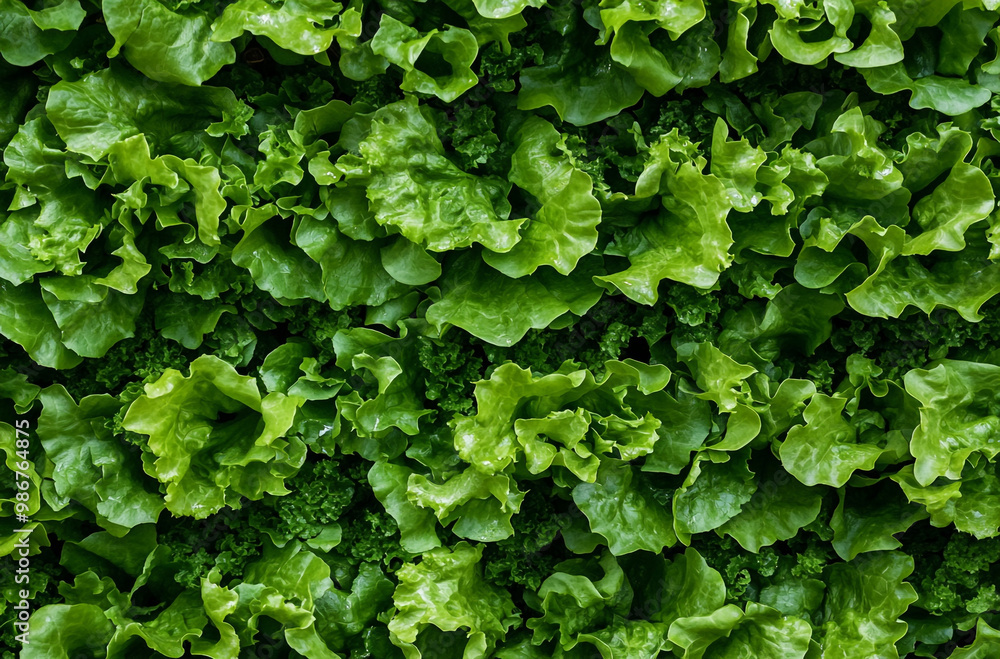 close up of green lettuce texture close up of green lettuce texture