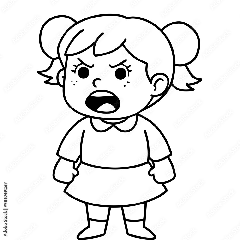 little-annoyed-angry-girl-screaming-out- little-annoyed-angry-girl-screaming-out-