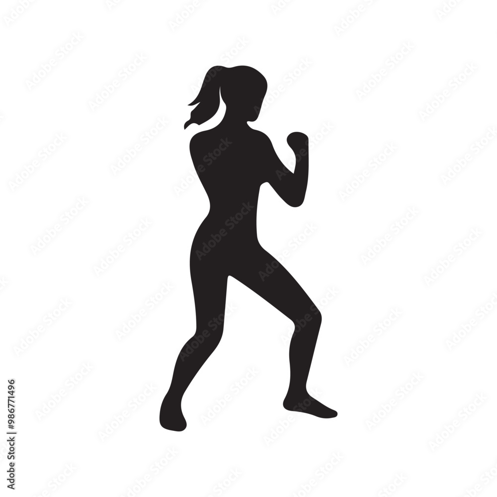 Creative Set Of Illustration Boxing Logo Design Creative Set Of Illustration Boxing Logo Design