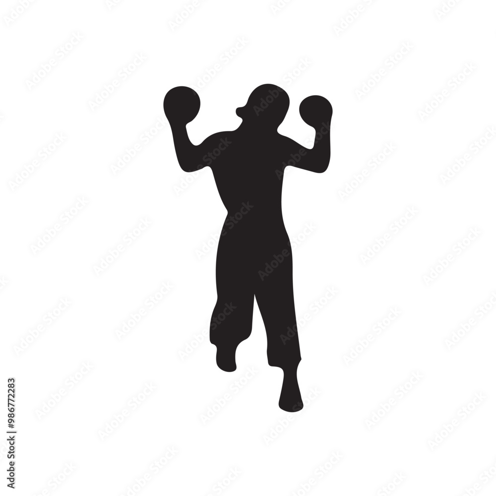 Creative Set Of Illustration Boxing Logo Design Creative Set Of Illustration Boxing Logo Design