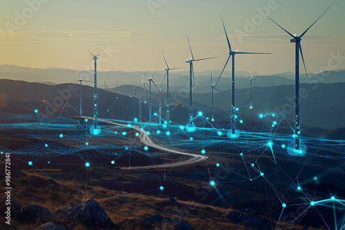 Intelligent energy efficiency solutions AI in renewable energy where artificial intelligence analyzes consumption patterns optimizes energy use and reduces waste