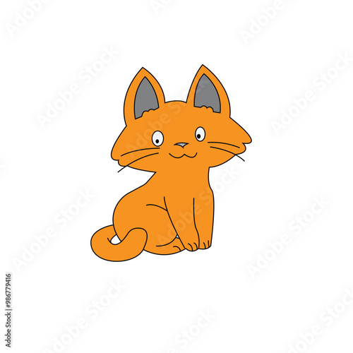 cat with a smile