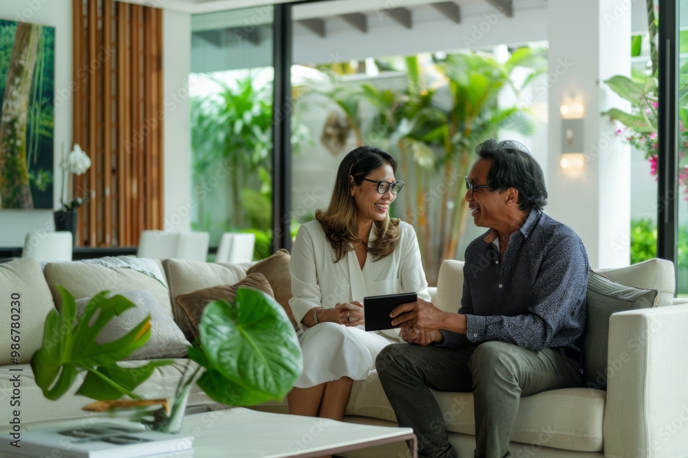 woman man meeting insurance investment couple advice client real estate agent finance customer young adult contract adviser young banking document business agreement woman man meeting insurance investment couple advice client real estate agent finance customer young adult contract adviser young banking document business agreement