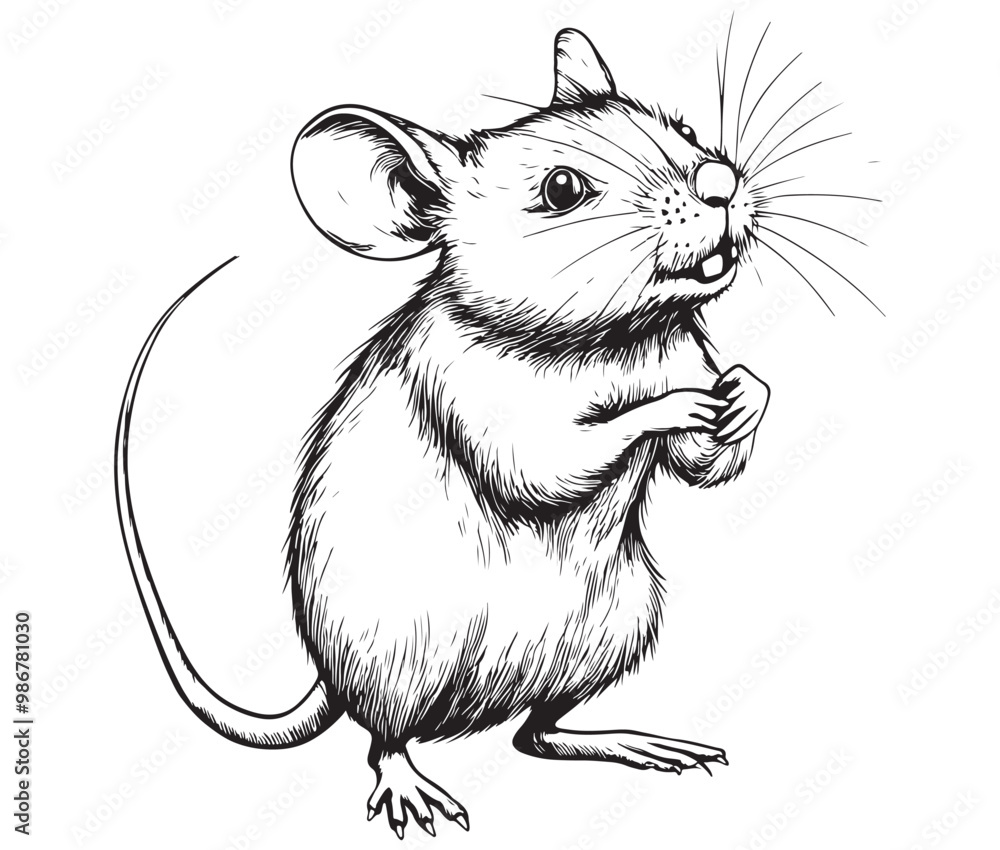 Mice silhouette vector, Mouse vector, Rat vector Mice silhouette vector, Mouse vector, Rat vector