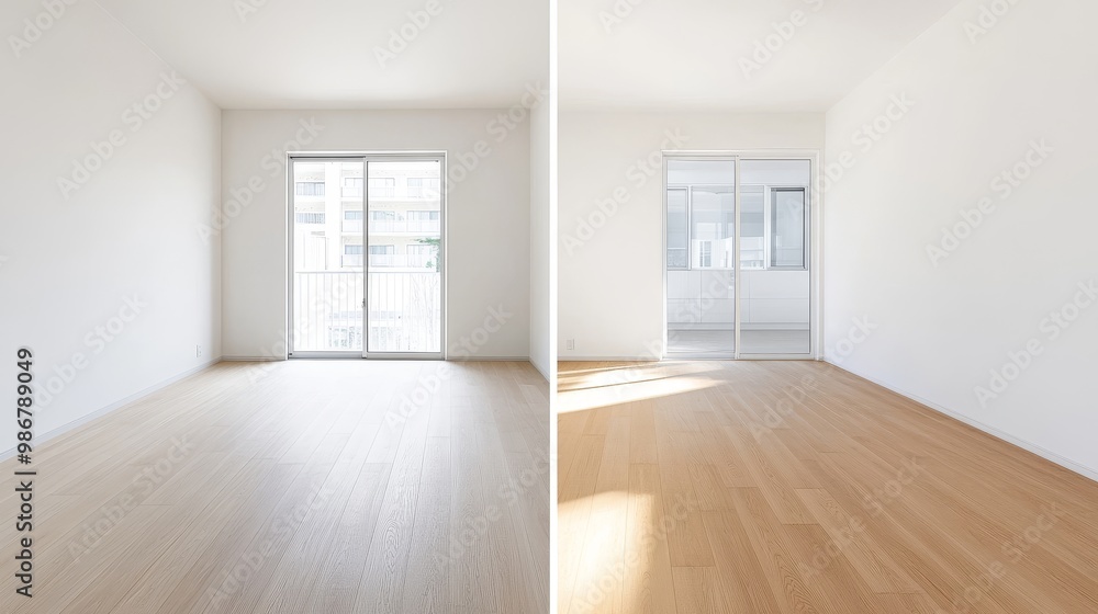 Bright and Modern Empty Room Interior Design Bright and Modern Empty Room Interior Design