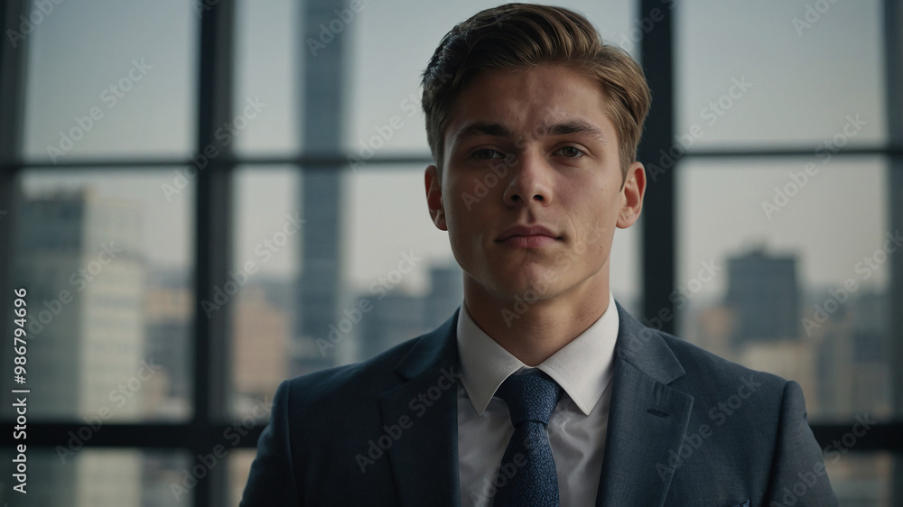 portrait of a young businessman portrait of a young businessman