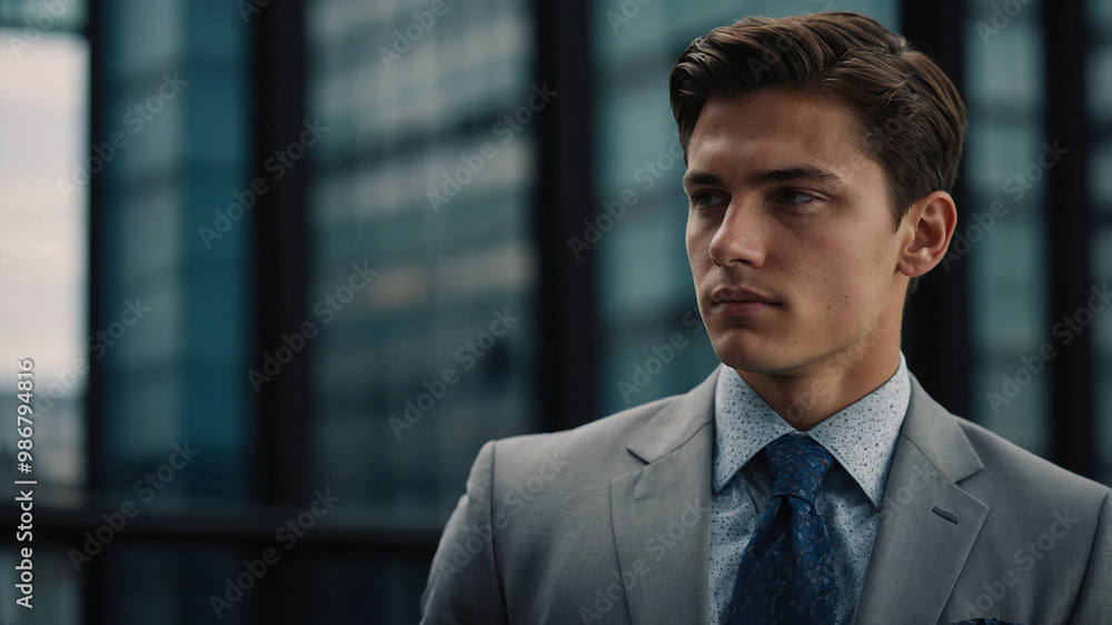 portrait of a young businessman portrait of a young businessman