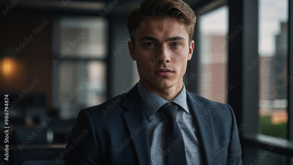 portrait of a young businessman portrait of a young businessman